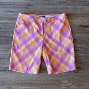 Grand Slam Pink and Orange Golf Shorts Size 14